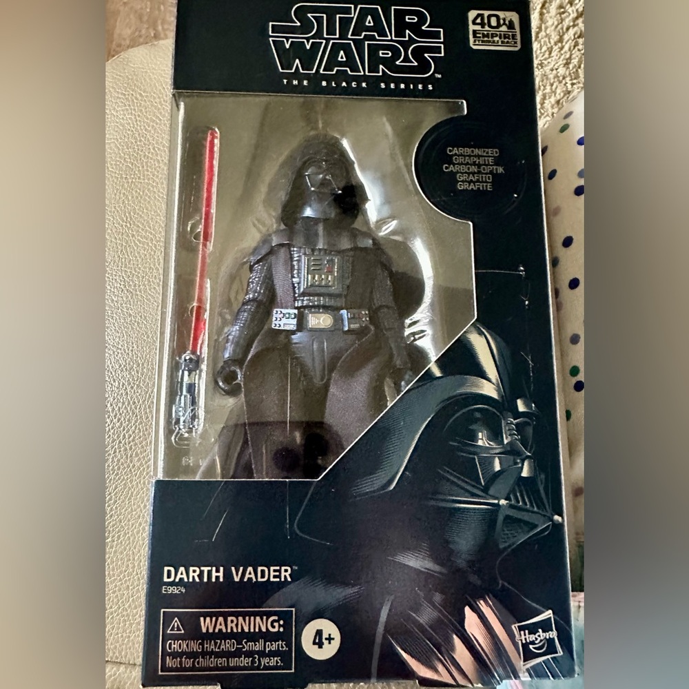 Star Wars The Black Series. Darth Vader Carbonized graphite figure
